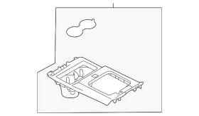 8011c442xa Mitsubishi Genuine Cup Holder