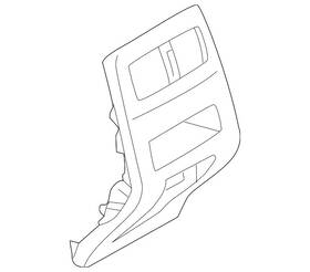 Mitsubishi 8011c446xa Genuine Rear Cover