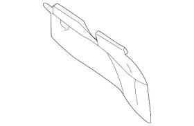 96931w213p Mitsubishi Genuine Upper Trim