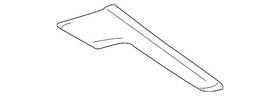 Mitsubishi 969j5w031p Genuine Upper Trim