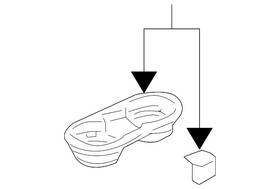 Mitsubishi Mr951300xa Genuine Cup Holder