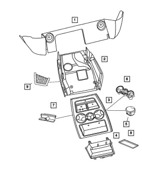1cv831dhaa Mopar Genuine Storage Net