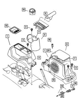 Mopar 4741954 Genuine Storage Bin Lid Latch