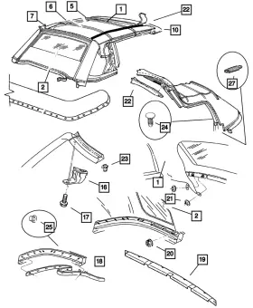 4882912 Mopar Genuine Console Mat