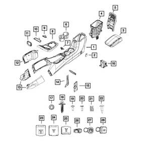 Mopar 5zk87ps4ah Base Console
