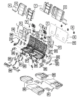68086236aa Mopar Genuine Bolt