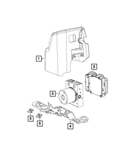 68306112ab Mopar Genuine Valve Body Cover
