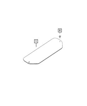 Mopar 68436629ab Genuine Floor Cover
