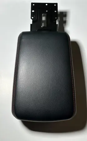 6ac671r3ad Mopar 2018 Jeep Wrangler Rubicon Armrest/ Center Console Lid Black Leather Red Stitch