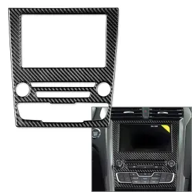 Motohij 422122304475 Gps Navigation Panel Cover Trim Carbon Black For Ford Fusion Mondeo 13-19 Us