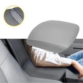 I22c-g Motortoolsoutlet For 2009-2015 Honda Pilot Front Door Armrest And Center Console Lid Cover Leather