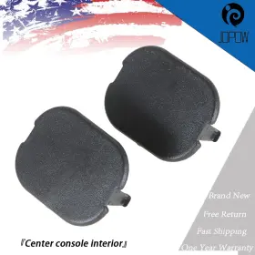 10247710 Munirater 2pcs Black Center Console Nut Cover Retaining Plug Replaces For Chevrolet 97-04