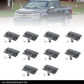 Munirater Bl34-18672a66 For Ford F-150 2010-2016 2017 2018 Gray Center Console Seat Lid Latch 10pcs