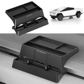 Nea50-ct-scco-n Neverland For Tesla Cybertruck 2024-25 Center Console Organizers Behind Screen Storage Box
