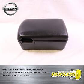 Nissan 00 01 02 03 040 2000 2002 2003 2004 Xterra Frontier Center Console Arm Rest Lid Dark Gray