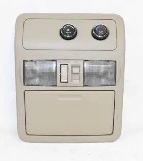 241-12605 Nissan Front Roof Overhead Console With Sunroof Cafe Latte Tan 08-12 Pathfinder A511