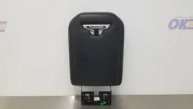 241-12842 Nissan 18 Titan Xd Platinum Reserve Center Console Lid Black Brown Stitching