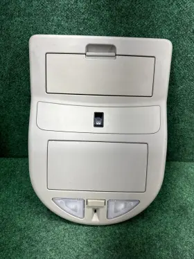 26430-zt73a Nissan 08-15 Titan Overhead Roof Console Compartment Light Gray Window Slide
