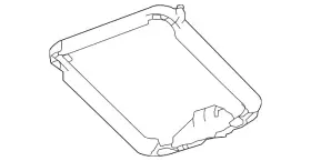 26439-6ma0a Nissan Genuine Overhead Console Mount Bracket 26439-6ma0a Nissan Genuine Overhead Console Mount Bracket