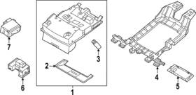 Nissan 26439-6ta0a Genuine Mount Bracket
