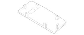Nissan 26497-6ca2a Genuine Finish Panel
