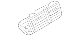 68794-6rr1d Nissan Genuine Air Grille