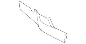 Nissan 68930-6rb0a Genuine Kick Panel Trim