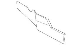 Nissan 68931-6rr0a Genuine Console Trim Panel