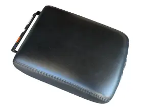 9pf1a Nissan 96260 13-18 Pathfinder Center Console Lid Arm Rest Armrest Black Leather Oem