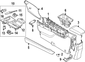 96907-7lf1c Nissan Genuine Trim Panel