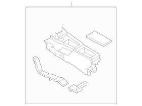 Nissan 96910-6rg7c Genuine Console Base