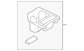 Nissan 96912-4ba0b Genuine Cup Holder