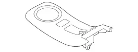 96915-6wk1a Nissan Genuine Shift Panel