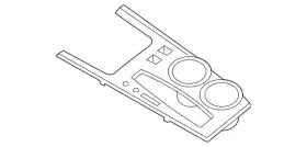 96915-9pj1e Nissan Genuine Shift Panel