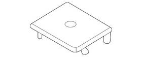 Nissan 96917-7ja1a Genuine Cup Holder Cover