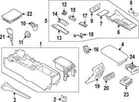 Nissan 96920-9hf1d Genuine Lid
