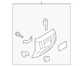 96930-5zw0a Nissan Genuine Rear Panel Assembly