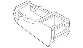 Nissan 96948-1la0b Genuine Console Body