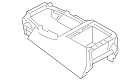 96948-1la0b Nissan Genuine Console Body
