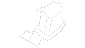 Nissan 96990-3sg0a Genuine Center Console Rear Bracket