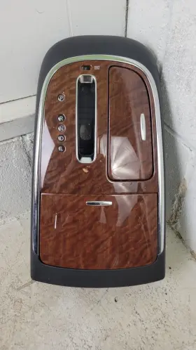 Kh000711 Nissan 09-14 Murano Oem Black Woodgrain Center Console Shifter Cupholder Bezel