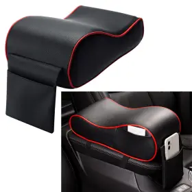 Nomura 210000828843 New Black Pu Memory Foam Console Armrest Box Cushion Pad Mat Set Fit Car Suv