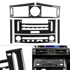 Nomura 550713893876 5x Carbon Fiber Air Vent Ac&cd Panel Cover Trim For Lexus Is250 Is350 2014-2018
