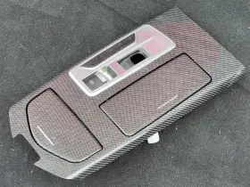 673000333 Oem Maserati Ghibli Center Console Glove Box Compartment Carbon Trim