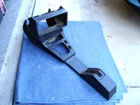 51161885340 Oem Bmw E28 5 Series Black Manual Shift Center Console Complete All Pieces Nice