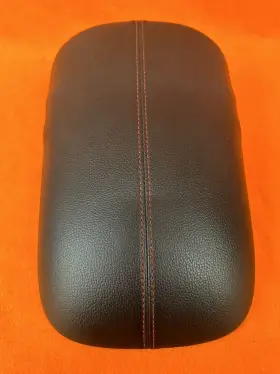 Fr3z-6306024-bf Oem Ford Mustang Gt/cs 2015-2023 Center Console Armrest Red Stitching