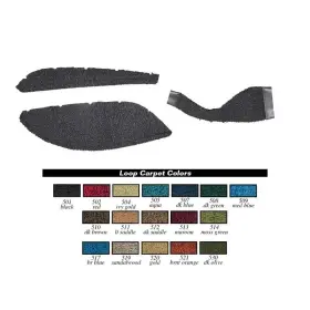 Mb552509 Oer Authorized 1966-70 Mopar B-body With Automatic Transmission Medium Blue Loop Console Carpet
