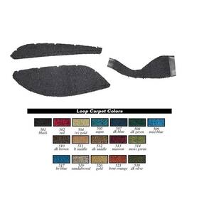 Oer Authorized Mb553502 1966-70 Mopar B-body With Manual Transmission Red Loop Console Carpet Set