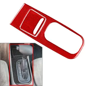 Oginodaisukeusa 550733254077 Center Console Gear Shift Box Panel Trim For Chevrolet Impala 2000-2005 Red Lhd