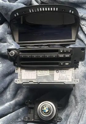 65839170702 Original Bmw Item 65.83-9 9170702 E60 5fties Set Navi Ccc Dvd Cd Monitor Display Screen 8.8 Inch Idrive Controller